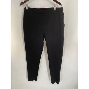 SOFT SURROUNDING PULL ON BLACK SLIM LEG STRETCHY SIZE XL
